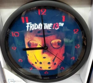FRIDAY THE 13th - MASK 8.78" WALL CLOCK - NEW IN BOX - Picture 1 of 1
