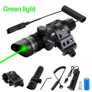 Hunting Green Laser Dot Sight Picatinny Mount For Airsoft Gun Rifle Scope
