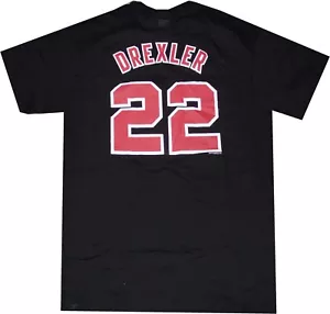 Portland Trailblazers Clyde Drexler Majestic schwarzes Hemd neu Etikett Large - Bild 1 von 4