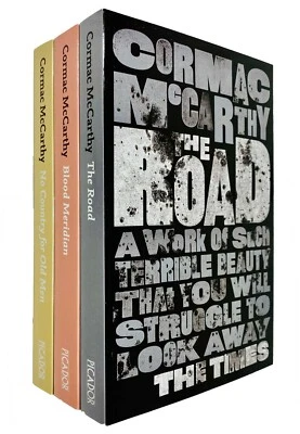 Cormac McCarthy 3 Books Collection Set The Road, Blood Meridian, No Country for - Image 1 of 2