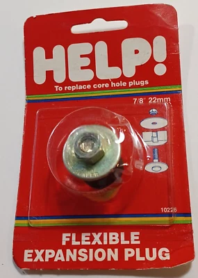 Dorman Help 7/8" 22mm Rubber Expansion Plug Rubber Exhaust Pressure Test 10226 - Image 1 of 4