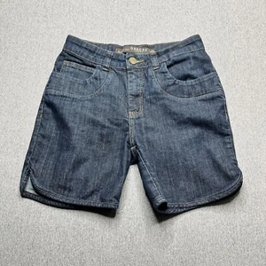 Dardak Girls Jeans Shorts Size 40 Blue Mid Rise Denim W26" L5" - Picture 1 of 12