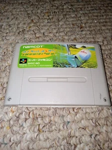 SFC SNES NAMCO Namcott Open Golf Sports SHVC-NO Super Famicom Nintendo - Picture 1 of 2