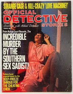 Official Detective Stories, August 1975, True Crime Stories, Baby Face Nelson - Picture 1 of 6