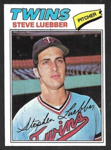 Steve Luebber 1977 Topps #457 Minnesota Twins ex como nuevo A - Imagen 1 de 2