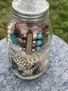 12qt Ball Jar Full Of Estate Costume Bracelets - Picture 1 of 5