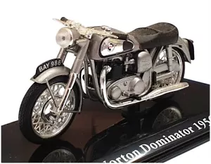 Atlas Editions 1/24 Scale 4 658 112 - 1956 Norton Dominator - Silver/Grey - Picture 1 of 5