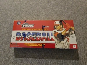 2025 Topps Heritage Baseball Sealed Hobby Box - Picture 1 of 2