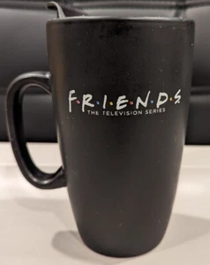 TASSE A CAFÉ FRIENDS grès céramique noir TRAVEL MUG art déco B249 - Friend's - Photo 1/7