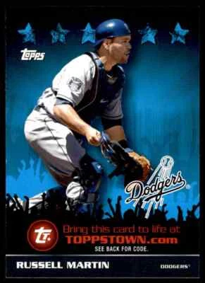 2009 Topps Updates & Highlights Ticket to ToppsTown Russell Martin Los Angeles - Image 1 of 2