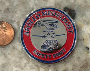 Apollo Medflight Emergency Medical Services Challenge Coin - Picture 1 of 2