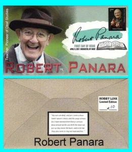 Robert Panara First Day Cover with Color Cancel Type 2 - Picture 1 of 1