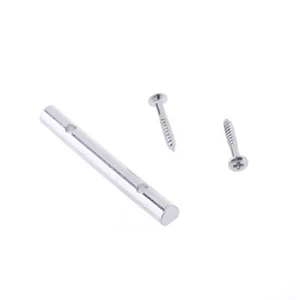 Musiclily Brass Guitar String Guides,Chrome(2 Pieces) - Picture 1 of 1