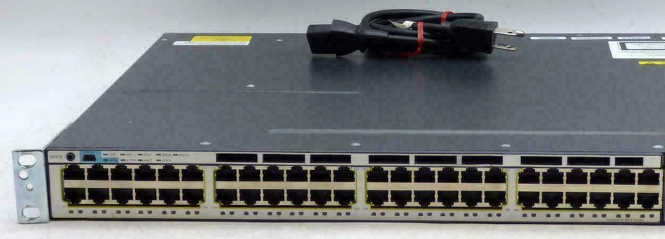 Cisco Catalyst 3750-X WS-C3750X-48T-S  With 1xC3KX-PWR-350WAC - Image 1 of 2