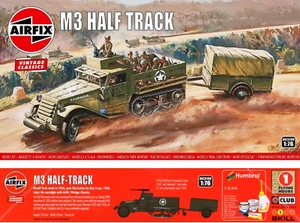 AIRFIX Classics A02318V. US Army Half Track M3 und Trailer. Bausatz Maßstab 1/76 - Bild 1 von 12