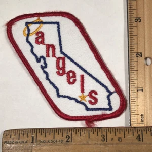Vintage 1970s California Angels Iron On Patch Logo MLB Baseball Anaheim - Picture 1 of 2