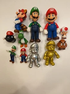 Lote De 11 Figuras Mixtas Jakks Nintendo Super Mario Bros - Imagen 1 de 24