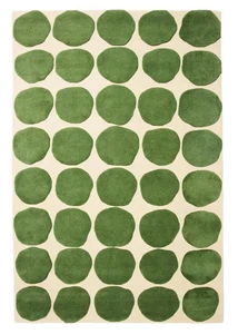 Alfombra de lana NZ acolchada a mano de nuevo diseño color verde hecha a mano alfombra de lujo alfombra - Imagen 1 de 4