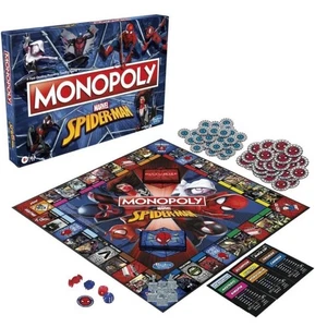 Hasbro Gaming Marvel SpiderMan Monopoly Brandneu Versiegelt Brettspiel UVP 39,99£ - Bild 1 von 4