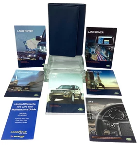 ✅ 2010 LAND ROVER LR4 ORIGINAL OWNERS MANUAL SET W/BLUE CASE OEM - Picture 1 of 24