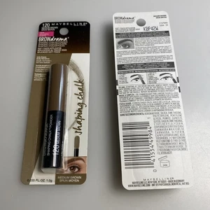 2x Maybelline Brow Drama Shaping Chalk Powder # 120 MARRONE MEDIO ~ (0,035 once) - Foto 1 di 1