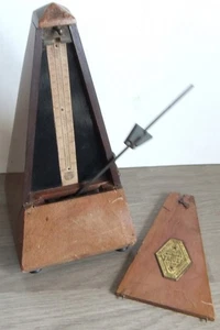 RARE, ANTIQUE MAELZEL/PAQUET CLASSIC MECHANICAL PYRAMID METRONOME WORKING+ISSUES - Picture 1 of 4