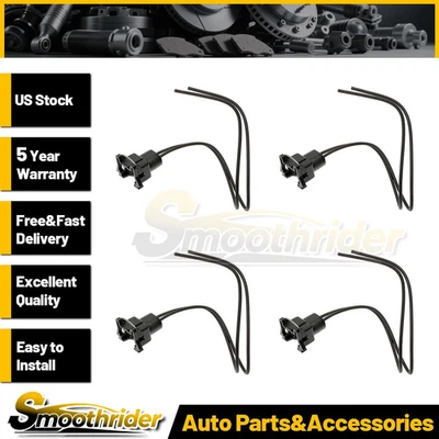 Paquete práctico de 4 conectores de inyector de combustible para Ford Aerostar 1986-1987 Foto 1 de 4