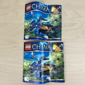 LEGO 70013 CHIMA Equila's Ultra Striker Instruction Manuals Booklets 1&2 ONLY
