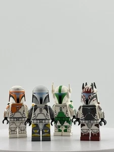 Lego Star Wars Custom GCC Mandalorian Delta Squad PAD PRINTED w/accessories - Picture 1 of 6