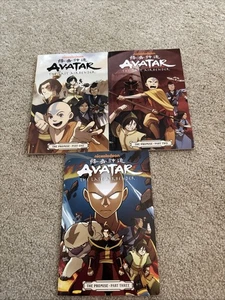 Avatar L'ultimo dominatore dell'aria TPB La promessa vol 1,2,3 libri graphic novel completi - Foto 1 di 10