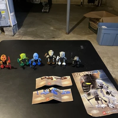 Lego set TURAGA 8540 8541 8542 8543 8544 8545 Appears complete BIONICLE - Image 1 of 4