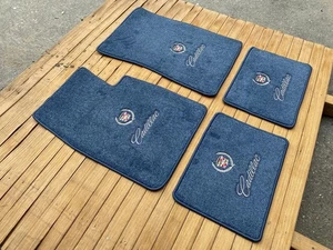 For Cadillac Deville Floor Mats Carpet  blue 4 piece 1965-70 - Picture 1 of 3