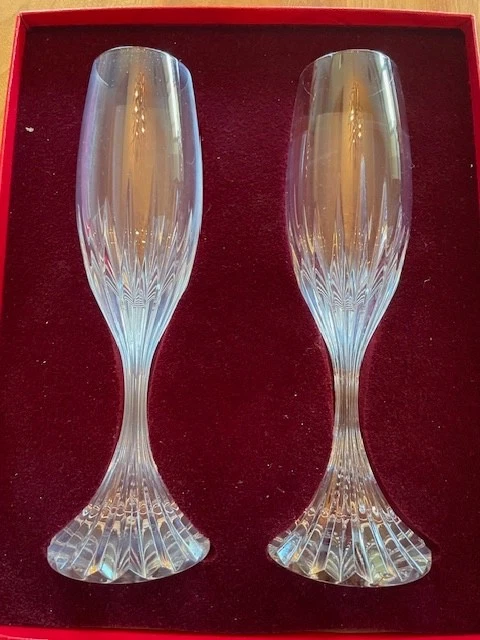 Juego de copas de champagne cristal baccarat Foto 1 de 1