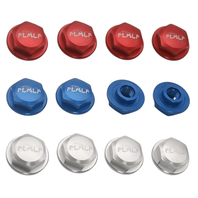 4pc CNC-Räder 24mm-Muffen Versiegelte Mutter-Kappen für 1/5-Rovan Losi 5ive-T LT - Bild 1 von 4