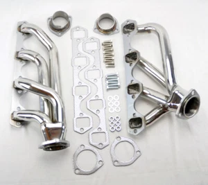 Cabezales cortos de colector de escape de acero inoxidable para Ford 1964-1977 260/289/302 - Imagen 1 de 4