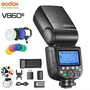 Godox V860III-S 2.4G TTL HSS Flash Speedlite+Magnet Color Filter Kit For Sony - Picture 1 of 9