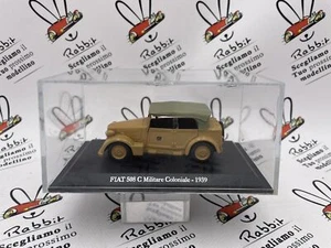 DIE CAST " FIAT 508 C MILITAIRE COLONIALE 1939 " + BOÎTE 2 1/43 FIAT STORY - Picture 1 of 2