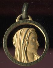  medaille religieuse plaqué or notre dame de lourdes
