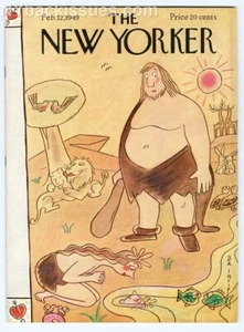 New Yorker Zeitschrift 12. Februar 1949 Charles Addams Family Pugsley S.J. Perelman - Bild 1 von 5