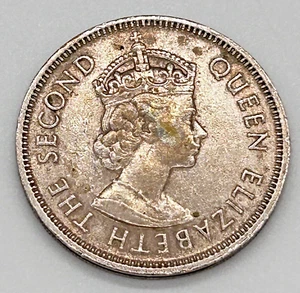 A 1958 Hong Kong 50 cents coin - Picture 1 of 4
