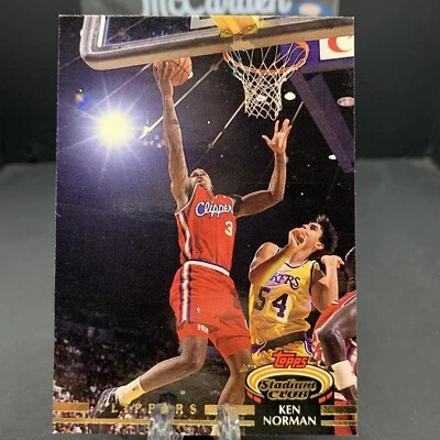 1992-93 Topps Stadium Club Ken Norman #48 Los Angeles Clippers - Image 1 of 2