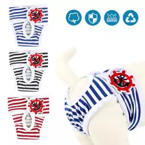 Female Pet Dog Puppy Diaper Pants Nappy Physiological Sanitary Panties Underwear - Picture 1 of 15