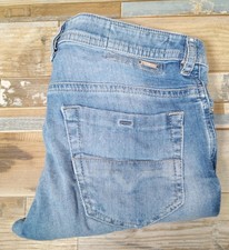 Diesel Thommer Jeans W34 L27.5 Blue Women's Slim Skinny Zip Fly Please Read 