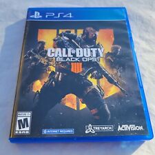 Call of Duty Black Ops IIII 4 Sony Playstation 4 PS4 Video Game 2018 with Case