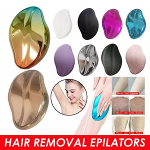 Painless Physical Hair Removal Epilators Crystal Hair Eraser Exfoliate Women Men - Picture 1 of 29