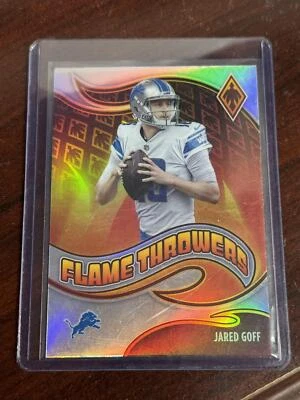 2021 Panini Phoenix #FT-23 Jared Goff Flame Throwers SILVER - Image 1 of 2