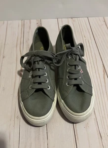 Sneakers SUPERGA grigie con plateau grosse taglia US 7 - Foto 1 di 11