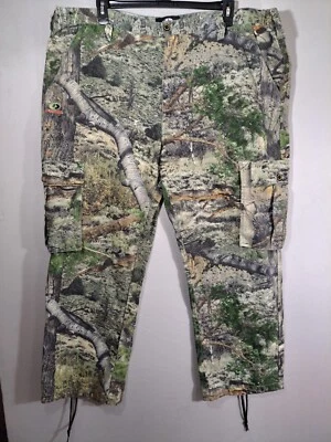 Mossy Oak Pants Mens Camo Cargo Obsession Foliage Size XXL 44-46 Hunting Outdoor - Image 1 of 4