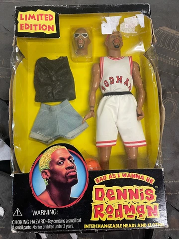 Street Players Dennis Rodman Bad As I Wanna Be Doll Action Figure 12" 1996 Cover