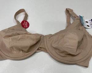 Vanity Fair- Women's Nude Colored Padless Bra- Size 40DDD - Picture 1 of 2